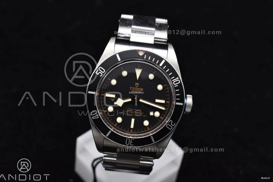 Black V5 A2824 SS Bay Bezel on 1:1 Black ZF Edition Heritage Best Bracelet 0520